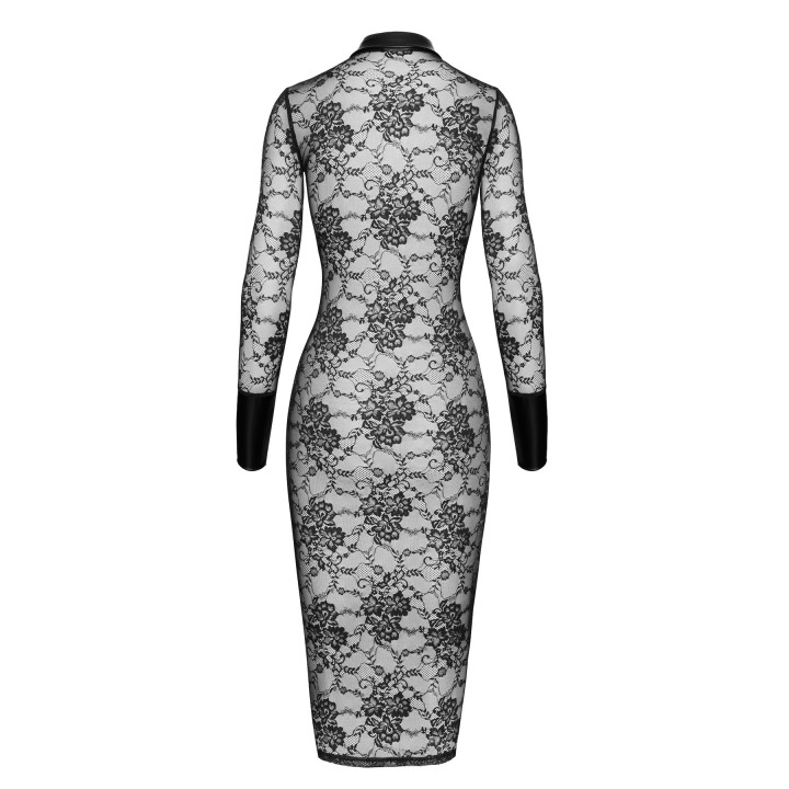 F376 halblanges Kleid Noirelle aus Spitze von Noir Handmade | Fesselliebe.de