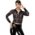 F377 Noirelle Lace Button-up Shirt von Noir Handmade