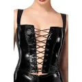 F379 Dominae Lack Corset Top von Noir Handmade