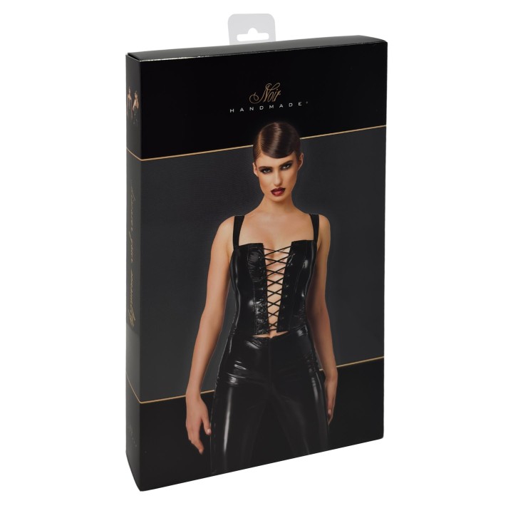 F379 Dominae Lack Corset Top von Noir Handmade | Fesselliebe.de
