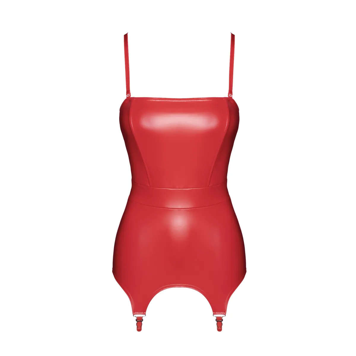 F368 Bombshell Fierce Corsagen-Kleid rot von Noir Handmade Kink Royal Collection | Fesselliebe.de