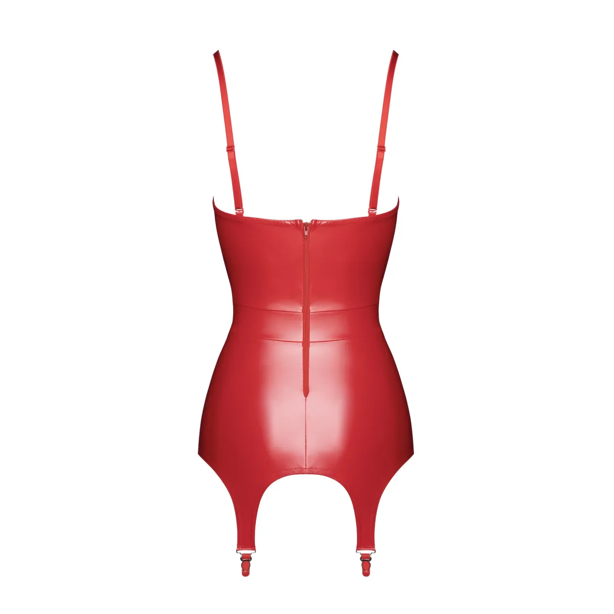 F368 Bombshell Fierce Corsagen-Kleid rot von Noir Handmade Kink Royal Collection | Fesselliebe.de