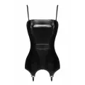 F381 Dominae Venom Corsagen-Kleid schwarz von Noir Handmade Kink Royal Collection