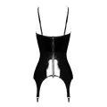 F381 Dominae Venom Corsagen-Kleid schwarz von Noir Handmade Kink Royal Collection