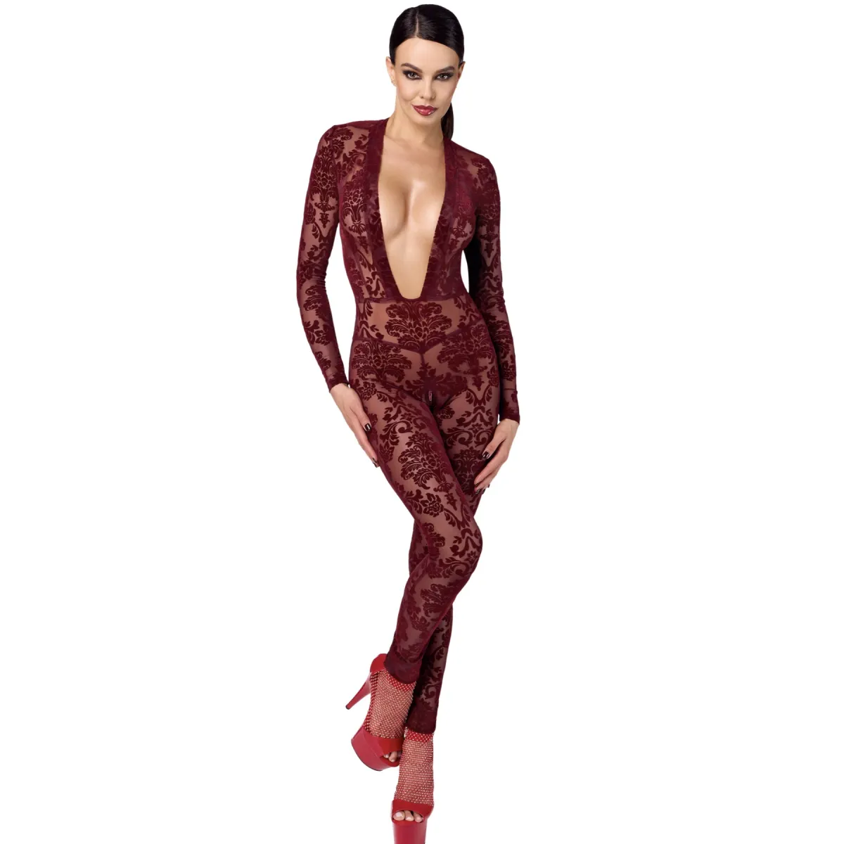 F382 Kink Royal Overall rot von Noir Handmade | Fesselliebe.de
