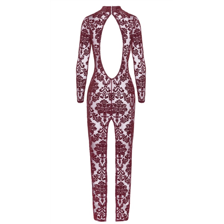 F383 Langes Flockkleid Kink Royal von Noir Handmade | Fesselliebe.de