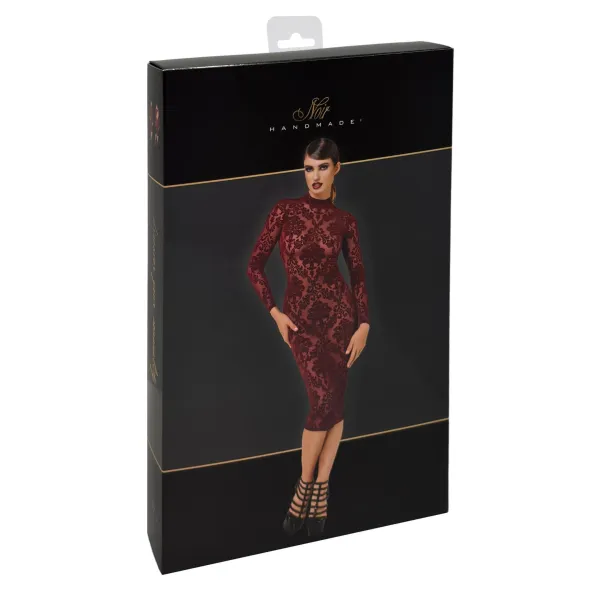 F384 halblanges Flockkleid Kink Royal von Noir Handmade | Fesselliebe.de