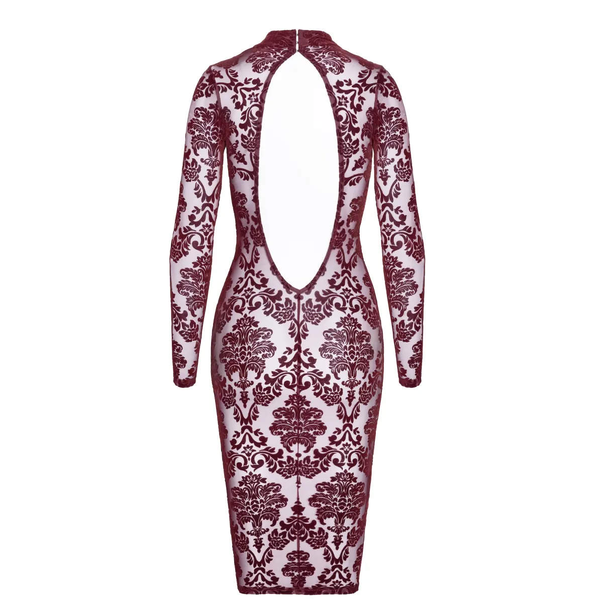 F384 halblanges Flockkleid Kink Royal von Noir Handmade | Fesselliebe.de