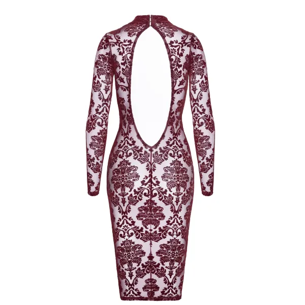 F384 halblanges Flockkleid Kink Royal von Noir Handmade | Fesselliebe.de