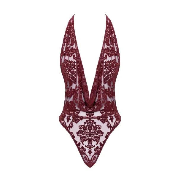 F386 Body Kink Royal mit Wasserfallausschnitt von Noir Handmade | Fesselliebe.de