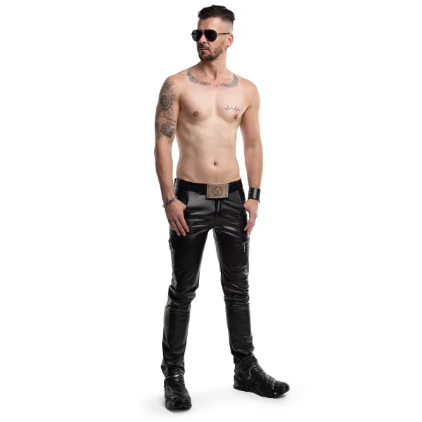 Lange Herren Hose RMAmedeo001 schwarz von Regnes Fetish PLanet | Fesselliebe.de