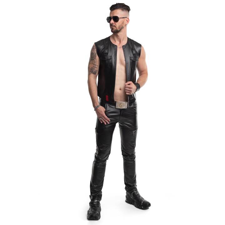 Lange Herren Hose RMAmedeo001 schwarz von Regnes Fetish PLanet | Fesselliebe.de