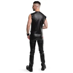 Lange Herren Hose RMAmedeo001 schwarz von Regnes Fetish PLanet