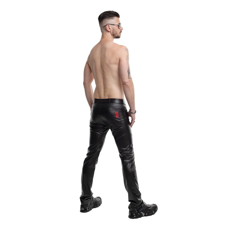 Lange klassische Herren Hose RMVitale001 schwarz vob Regnes Fetish PLanet | Fesselliebe.de
