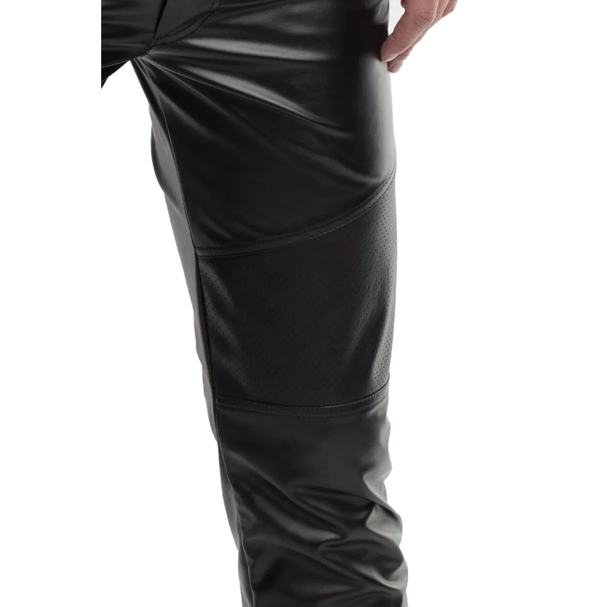 Lange klassische Herren Hose RMVitale001 schwarz vob Regnes Fetish PLanet | Fesselliebe.de