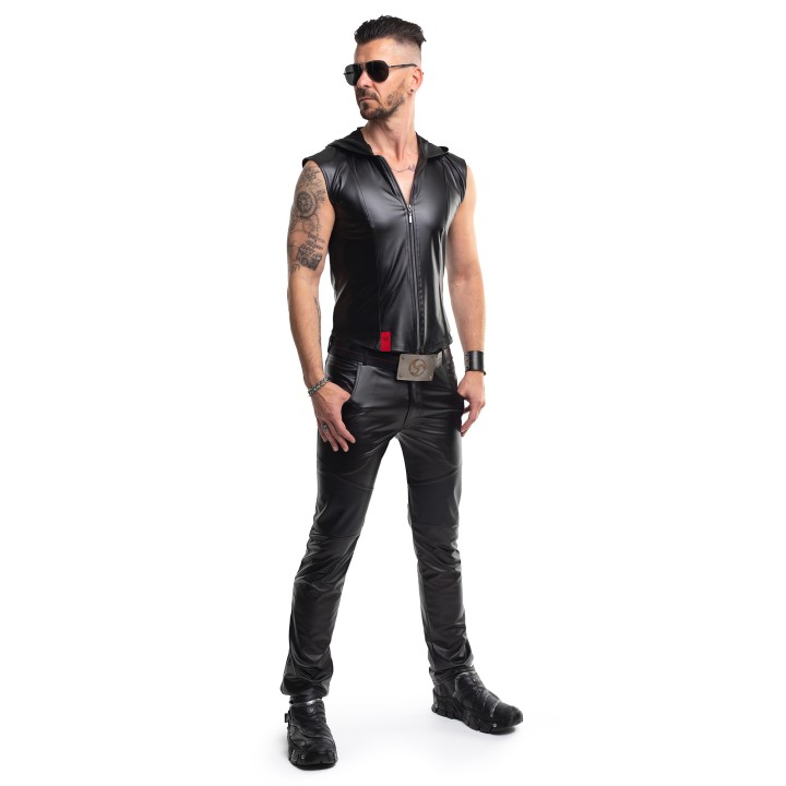 Lange klassische Herren Hose RMVitale001 schwarz vob Regnes Fetish PLanet | Fesselliebe.de