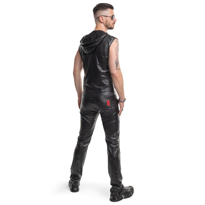 Lange klassische Herren Hose RMVitale001 schwarz vob Regnes Fetish PLanet | Fesselliebe.de