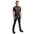Lange klassische Herren Hose RMVitale001 schwarz vob Regnes Fetish PLanet