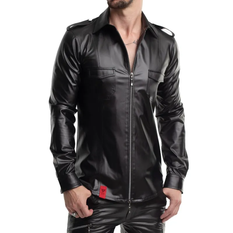 Langarm Herren Shirt RMNatale001 schwarz von Regnes Fetish PLanet | Fesselliebe.de
