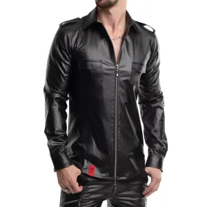 Langarm Herren Shirt RMNatale001 schwarz von Regnes Fetish PLanet | Fesselliebe.de