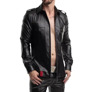 Langarm Herren Shirt RMNatale001 schwarz von Regnes Fetish PLanet