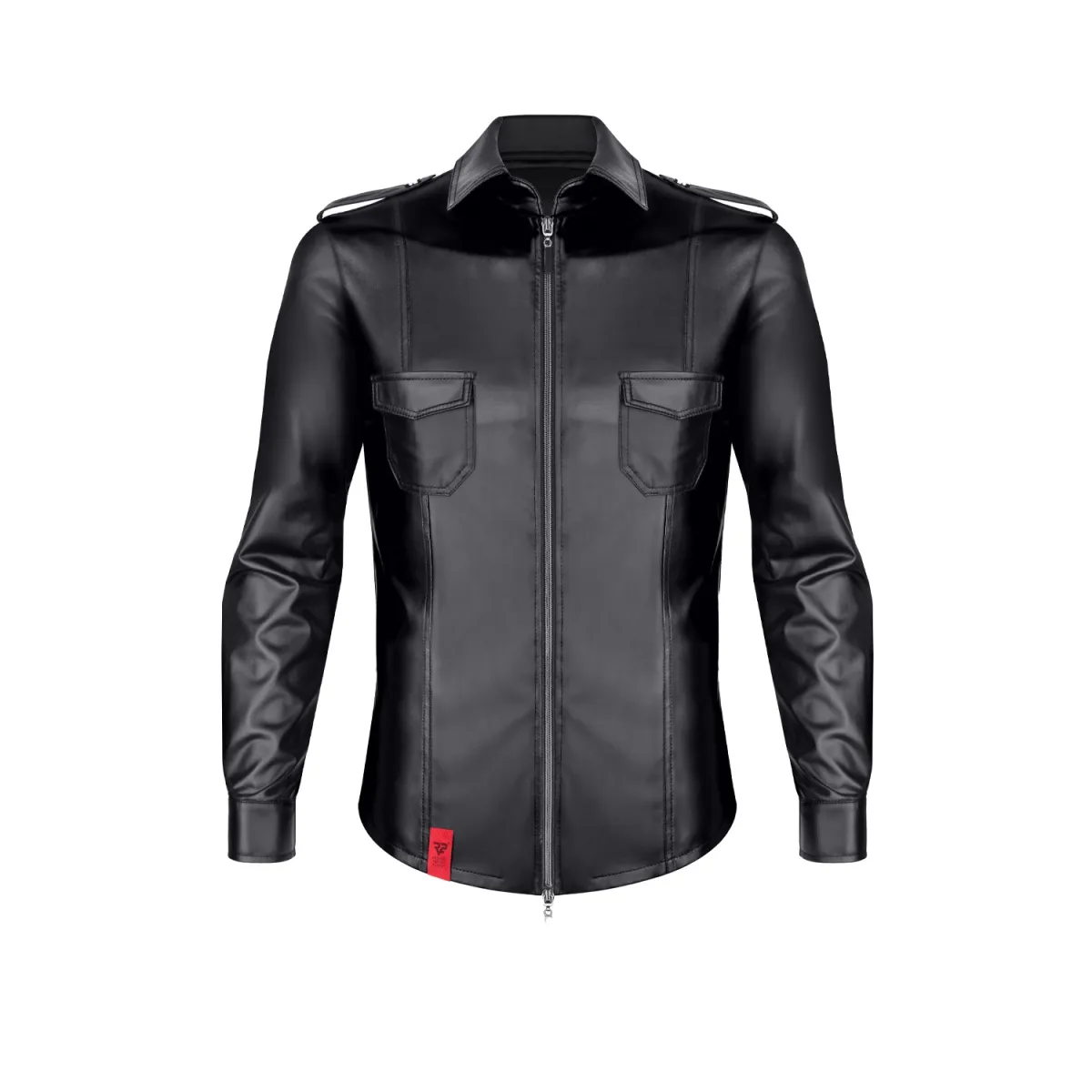 Langarm Herren Shirt RMNatale001 schwarz von Regnes Fetish PLanet | Fesselliebe.de