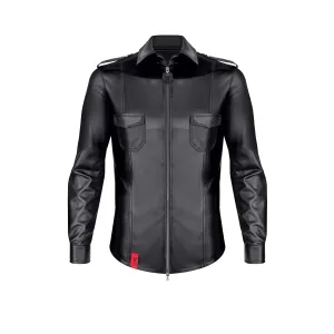 Langarm Herren Shirt RMNatale001 schwarz von Regnes Fetish PLanet