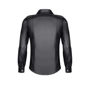 Langarm Herren Shirt RMNatale001 schwarz von Regnes Fetish PLanet