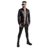 Langarm Herren Shirt RMPasquale001 schwarz von Regnes Fetish PLanet | Fesselliebe.de