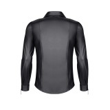 Langarm Herren Shirt RMPasquale001 schwarz von Regnes Fetish PLanet | Fesselliebe.de