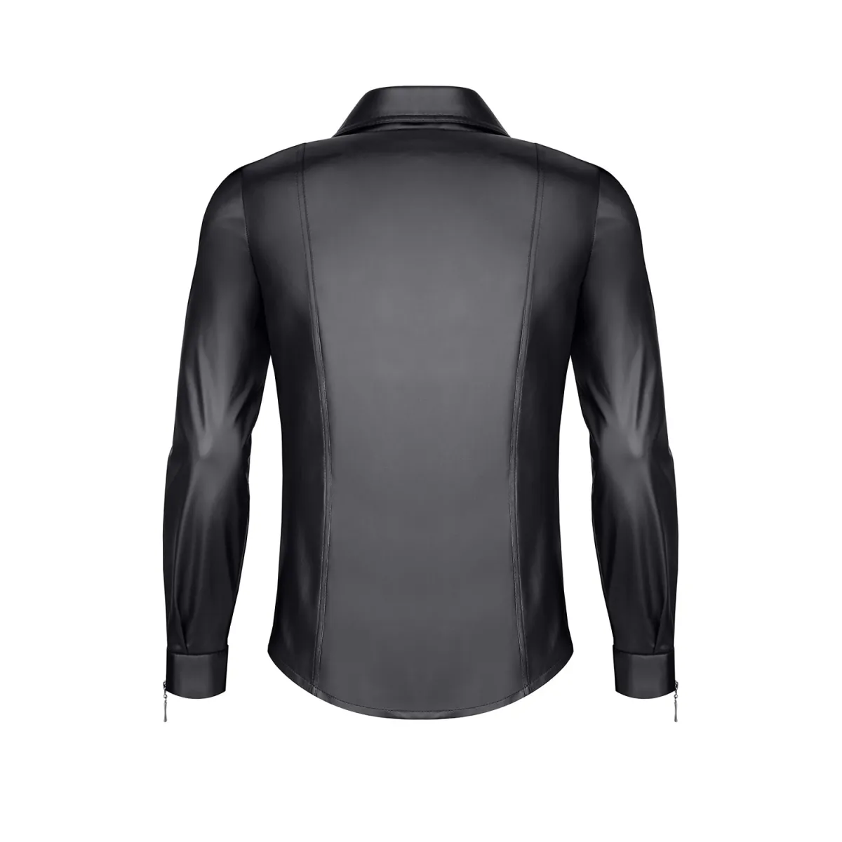 Langarm Herren Shirt RMPasquale001 schwarz von Regnes Fetish PLanet | Fesselliebe.de