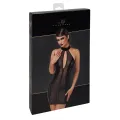 F370 Luxuria Crystal Sheer Minikleid von Noir Handmade