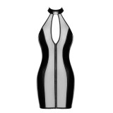 F370 Luxuria Crystal Sheer Minikleid von Noir Handmade | Fesselliebe.de