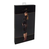 F371 Luxuria Crystal Sheer Midikleid von Noir Handmade | Fesselliebe.de