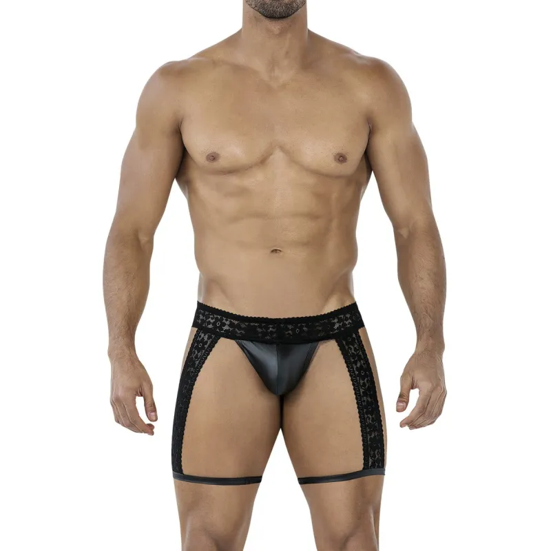 Schwarzer Strumphalter mit String C4MRAV103 von Cut4Men | Fesselliebe.de