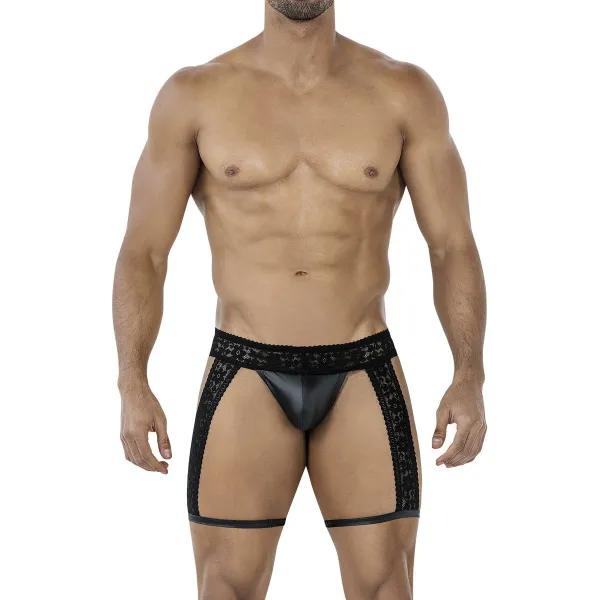 Schwarzer Strumphalter mit String C4MRAV103 von Cut4Men | Fesselliebe.de