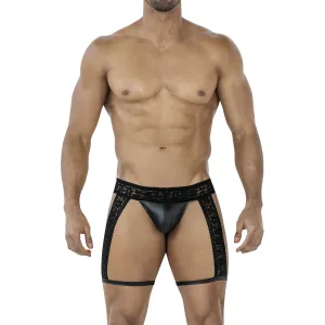 Schwarzer Strumphalter mit String C4MRAV103 von Cut4Men | Fesselliebe.de