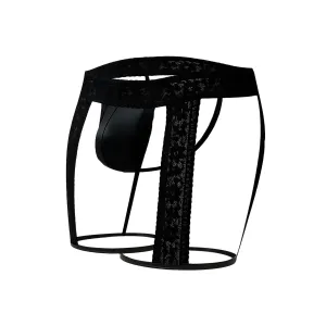 Schwarzer Strumphalter mit String C4MRAV103 von Cut4Men