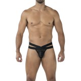 Schwarzer Cross String mit Netz RAV105 von Cut4Men | Fesselliebe.de
