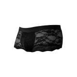 Schwarzer Lacey Trunk Shorts C4MRAV106 von Cut4Men | Fesselliebe.de