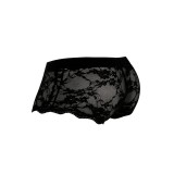 Schwarzer Lacey Trunk Shorts C4MRAV106 von Cut4Men | Fesselliebe.de