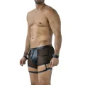 Schwarzer Prison Shorts C4MRAV107 von Cut4Men