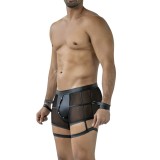 Schwarzer Prison Shorts C4MRAV107 von Cut4Men | Fesselliebe.de