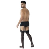 Schwarzer Herren Strumphaltergürtel C4MRAV108 von Cut4Men | Fesselliebe.de