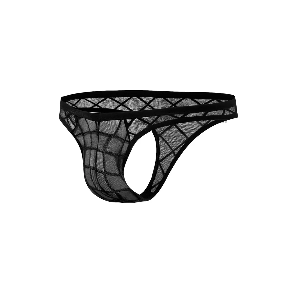 Schwarzer String mit Netz RAV109 von Cut4Men | Fesselliebe.de