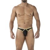 Schwarz/goldner String mit Netz RAV111 von Cut4Men | Fesselliebe.de
