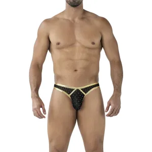 Schwarz/goldner String mit Netz RAV111 von Cut4Men | Fesselliebe.de