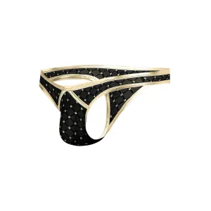 Schwarz/goldner String mit Netz RAV111 von Cut4Men