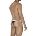 Schwarz/silberner String mit Netz RAV112 von Cut4Men