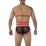 Schwarz/roter Body-Harness RAV114 von Cut4Men | Fesselliebe.de